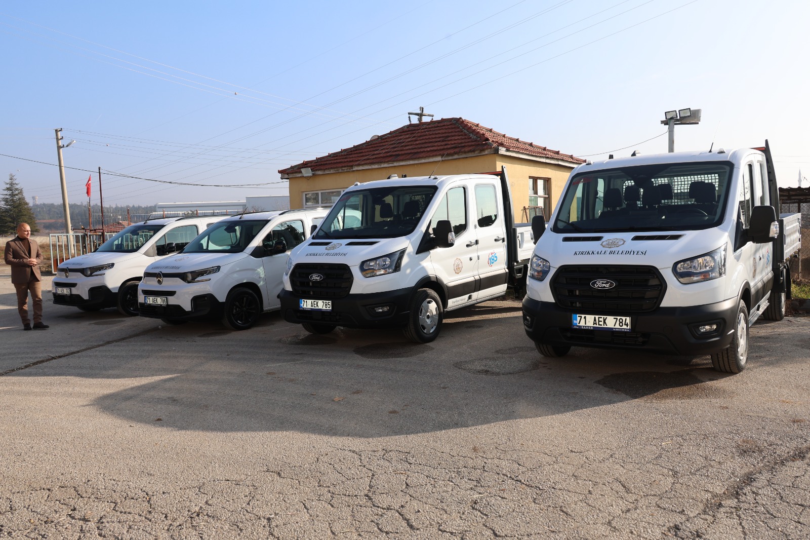 KIRIKKALE BELEDİYESİ ARAÇ FİLOSUNA 4 YENİ ARAÇ EKLEDİ